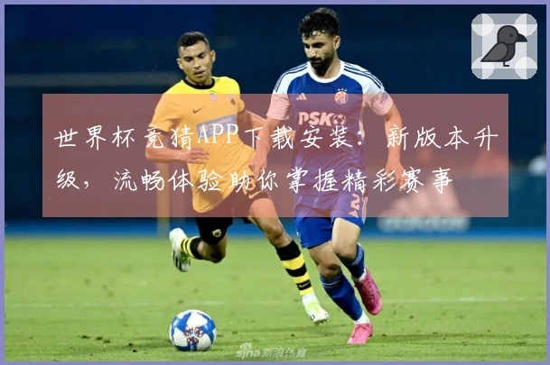 世界杯竞猜APP下载安装：新版本升级，流畅体验助你掌握精彩赛事